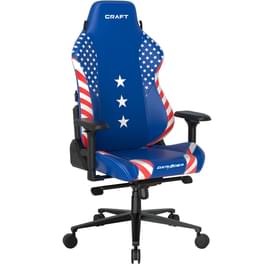 DXRacer Craft Series Компьютерлік ойын креслосы, America Edition (CRA/H009/BW) фото