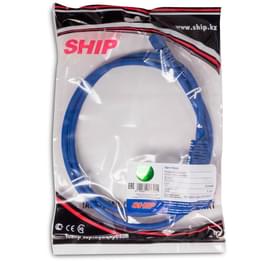Патч Корд, SHIP, S8025BL0300-P, Cat.6A, SFTP, LSZH, RJ-45, 3 м, Синий, Экранированный, Пол. пакет фото