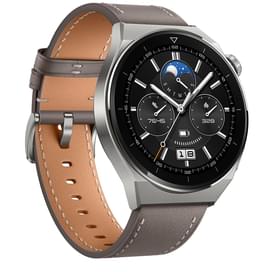 Смарт часы HUAWEI Watch GT3 Pro (46mm) Gray Leather Strap фото