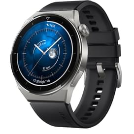 Смарт-часы HUAWEI Watch GT3 Pro (46mm) Black Fluoroelastomer Strap фото