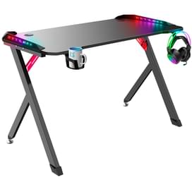 Игровой компьютерный стол Defender Spirit RGB, Black/Red (64389) фото