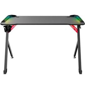 Игровой компьютерный стол Defender Spirit RGB, Black/Red (64389) фото