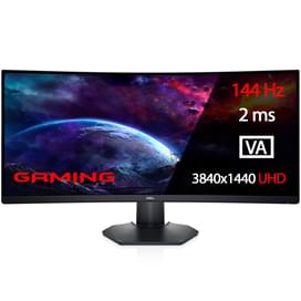 34" Dell S3422DWG Ойын мониторы 3440x1440 21:9 VA 144ГЦ (2HDMI+DP) Curved Black фото