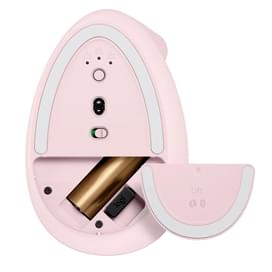 Сымсыз тінтуір USB/BT Logitech Lift Vertical Ergonomic Mouse, Rose (910-006478) фото