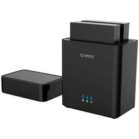Док-станция для жесткого диска ORICO USB 3.0 2xHDD BLACK (DS200U3-EU-BK-BP) фото