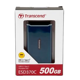 Внешний SSD M.2 (USB 3.1 Gen 2) 500GB Transcend TS500GESD370C фото