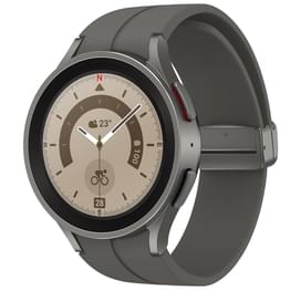 Смарт часы Samsung Galaxy Watch5 Pro Titanium 45mm, Titan (SM-R920NZTACIS) фото