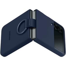 Чехол для Samsung Galaxy Z FLip4 Silicone Cover with Ring, Navy (EF-PF721TNEGRU) фото