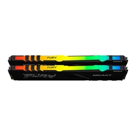 Kingston Fury Beast RGB Жедел жадысы DDR4 DIMM 16GB(8GBx2)/2666MHz (KF426C16BBAK2/16) фото