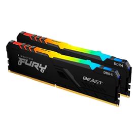 Kingston Fury Beast RGB Жедел жадысы DDR4 DIMM 16GB(8GBx2)/2666MHz (KF426C16BBAK2/16) фото