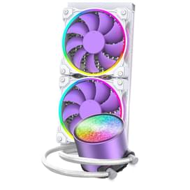 Система жидкостного охлаждения для CPU ID-COOLING PINKFLOW 240 Diamond Purple (LGA1700) фото