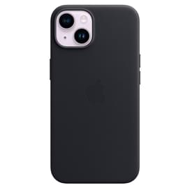 Чехол для iPhone 14, Leather Case with MagSafe, Midnight (MPP43ZM/A) фото