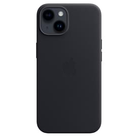 Чехол для iPhone 14, Leather Case with MagSafe, Midnight (MPP43ZM/A) фото
