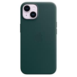 Чехол для iPhone 14, Leather Case with MagSafe, Forest Green (MPP53ZM/A) фото