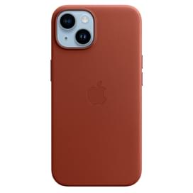 Чехол для iPhone 14, Leather Case with MagSafe, Umber (MPP73ZM/A) фото