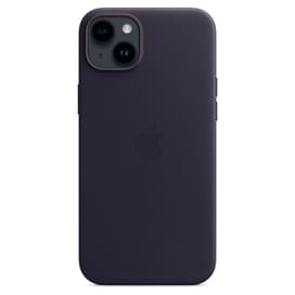 iPhone 14 Plus, Leather Case with MagSafe, Ink (MPPC3ZM/A) арналған тысқабы фото