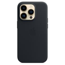 Чехол для iPhone 14 Pro, Leather Case with MagSafe, Midnight (MPPG3ZM/A) фото