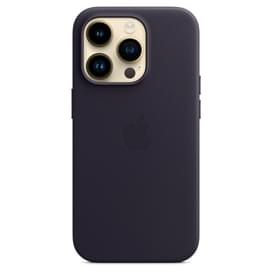 iPhone 14 Pro, Leather Case with MagSafe, Ink (MPPJ3ZM/A) арналған тысқабы фото