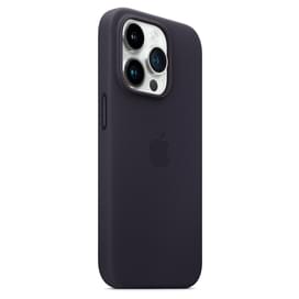 iPhone 14 Pro, Leather Case with MagSafe, Ink (MPPJ3ZM/A) арналған тысқабы фото
