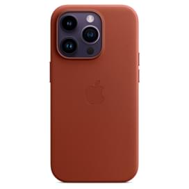 Чехол для iPhone 14 Pro, Leather Case with MagSafe, Umber (MPPK3ZM/A) фото