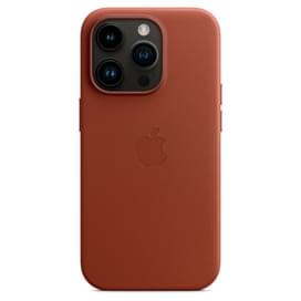 Чехол для iPhone 14 Pro, Leather Case with MagSafe, Umber (MPPK3ZM/A) фото