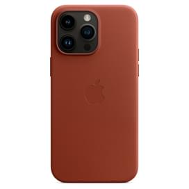 Чехол для iPhone 14 Pro Max, Leather Case with MagSafe, Umber (MPPQ3ZM/A) фото