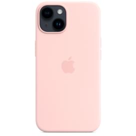 Чехол для iPhone 14, Silicone Case with MagSafe, Chalk Pink (MPRX3ZM/A) фото