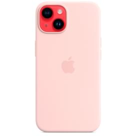 Чехол для iPhone 14, Silicone Case with MagSafe, Chalk Pink (MPRX3ZM/A) фото