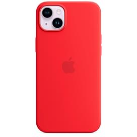 iPhone 14 Plus, Silicone Case with MagSafe, (PRODUCT)RED (MPT63ZM/A) арналған тысқабы фото