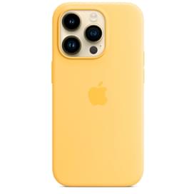 iPhone 14 Pro, Silicone Case with MagSafe, Sunglow (MPTM3ZM/A) арналған тысқабы фото
