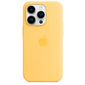 iPhone 14 Pro, Silicone Case with MagSafe, Sunglow (MPTM3ZM/A) арналған тысқабы фото