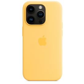 iPhone 14 Pro, Silicone Case with MagSafe, Sunglow (MPTM3ZM/A) арналған тысқабы фото
