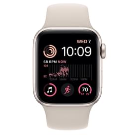 Смарт-часы Apple Watch SE 2022, 40mm Starlight Aluminium Case with Starlight Sport Band (MNJP3GK/A) фото