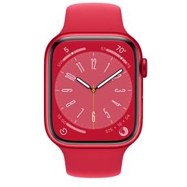 Смарт-часы Apple Watch Series 8, 45mm (PRODUCT)RED Aluminium Case with Sport Band (MNP43GK/A) фото