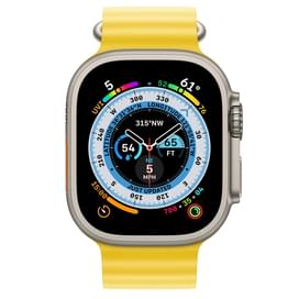 Смарт-часы Apple Watch Ultra, 49mm Titanium Case with Yellow Ocean Band (MNHG3GK/A) фото