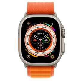 Смарт-часы Apple Watch Ultra, 49mm Titanium Case with Orange Alpine Loop - Medium (MQFL3GK/A) фото