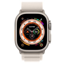 Смарт-часы Apple Watch Ultra, 49mm Titanium Case with Starlight Alpine Loop - Small (MQFQ3GK/A) фото