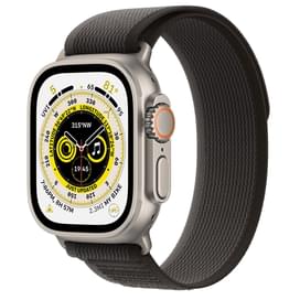 Смарт часы Apple Watch Ultra, 49mm Titanium Case with Black/Gray Trail Loop - S/M (MQFW3GK/A) фото