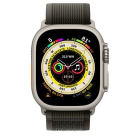 Смарт-часы Apple Watch Ultra, 49mm Titanium Case with Black/Gray Trail Loop - M/L (MQFX3GK/A) фото
