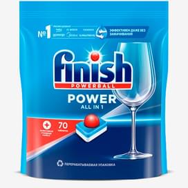 FINISH POWER Ыдыс жуғыш машиналарға арналған таблеткалары 70 дана фото