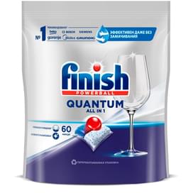 FINISH QUANTUM Ыдыс жуғыш машиналарға арналған таблеткалары 60 дана фото