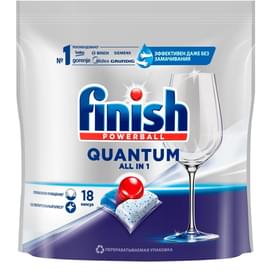 FINISH QUANTUM Ыдыс жуғыш машиналарға арналған таблеткалары 18 дана фото