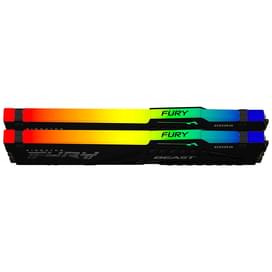 Kingston Жедел жадысы DDR5 DIMM 16GB(8GBx2)/5600MHz Kingston Fury Beast RGB [KF556C40BBAK2-32] фото