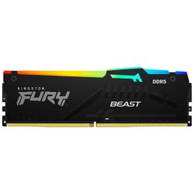 Оперативная память DDR5 DIMM 16GB(8GBx2)/5600MHz Kingston Fury Beast RGB (KF556C40BBAK2-32) фото