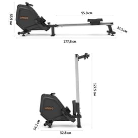 Гребной тренажер UREVO ROWER фото