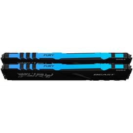 Kingston Fury Beast RGB Жедел жадысы DDR4 DIMM 16GB(8GBx2)/3600MHz (KF436C17BBAK2/16) фото