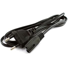 Кабель питания, 2pin - розетка, 1,5м (для зарядных устройств, ноутбуков и аудио-видео аппаратур) фото