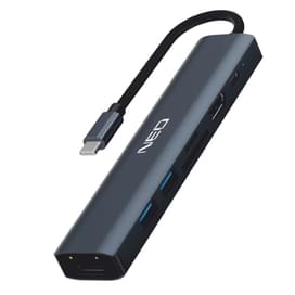 Адаптер NEO Type-C, 7-in-1, Gray (UHCL2303-007) фото