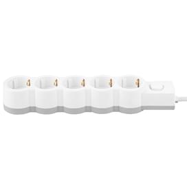 Сетевой Фильтр Satti, 3м, 5 розеток, 16А, White, (PFFS-16A3005) фото