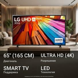 Телевизор LG 65" 65UT80006LA LED UHD Smart Ashed Blue фото